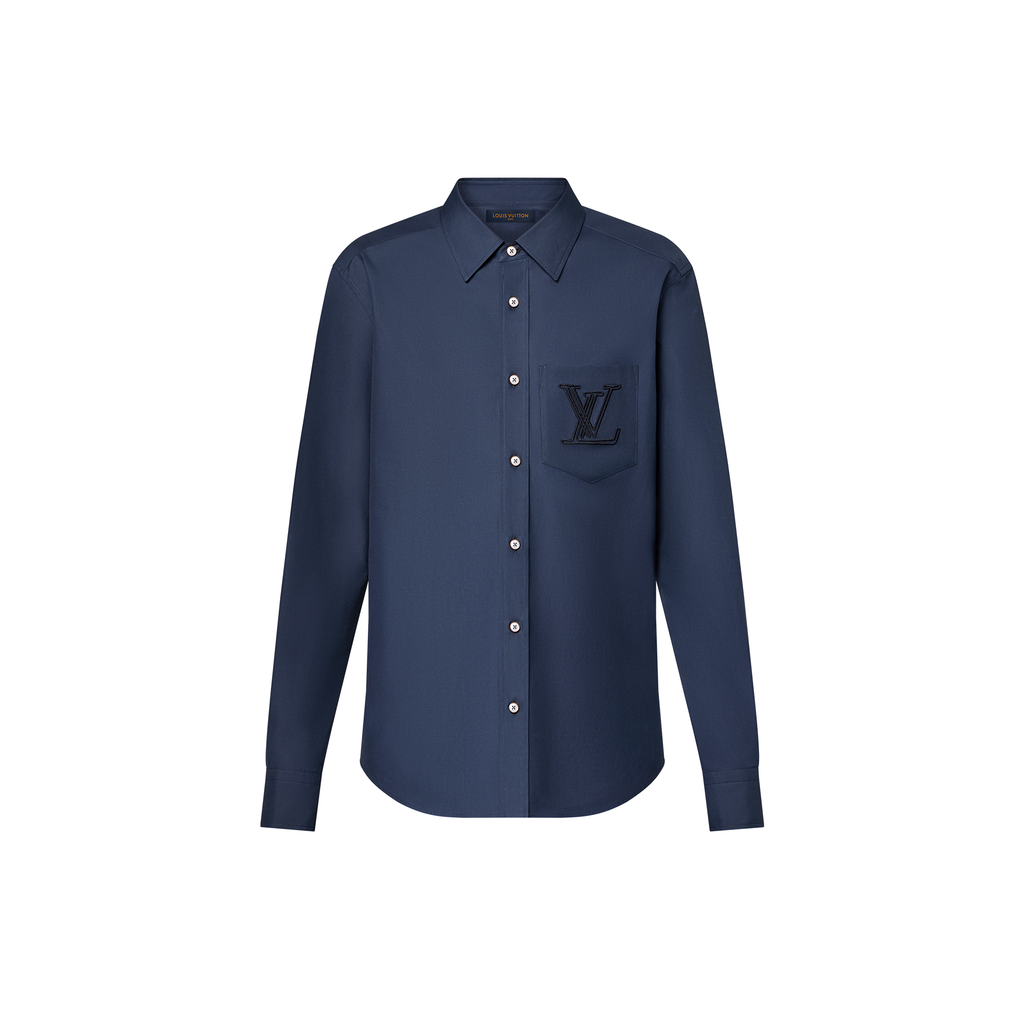 Embroidered Long-Sleeved Cotton Shirt - Ready-to-Wear | LOUIS VUITTON